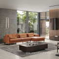 Modern Furniture Restaurant Living Room Leather Sofa